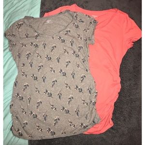 2 maternity T-shirts
